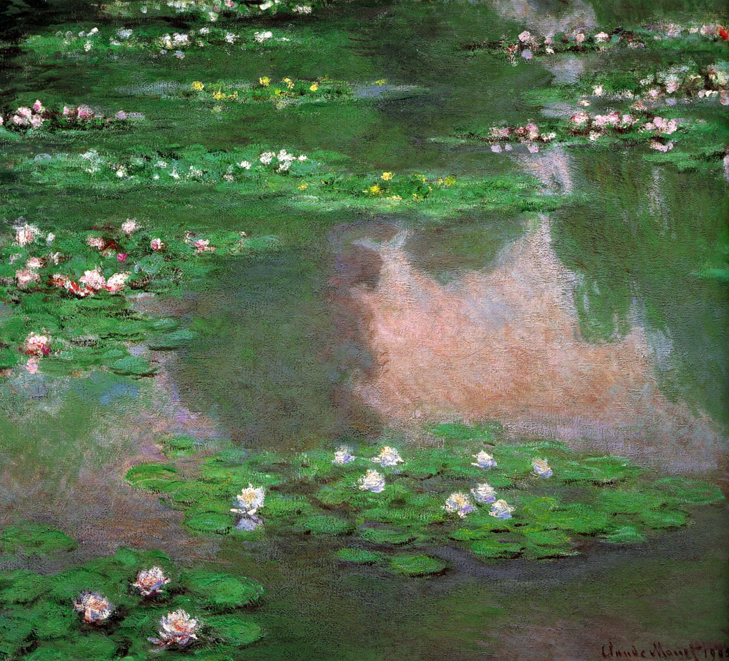 Oscar-Claude Monet - The Water Lillie